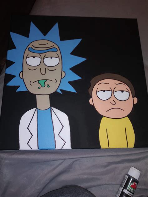 Cool Rick And Morty Trippy Paintings Ideas Diy Lab