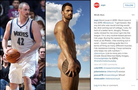 In Photos Kevin Love Other Athletes Go Nude In Espn Body Issue
