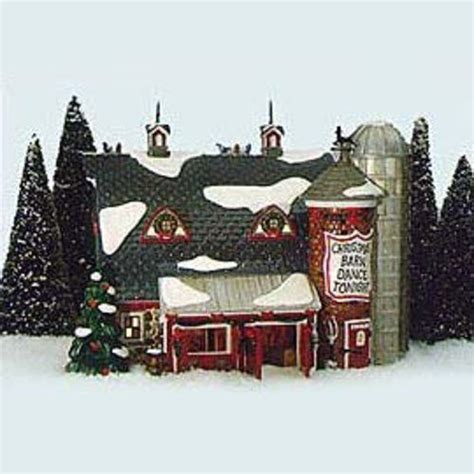 Dept 56 Original Snow Village Christmas Barn Dance With Images