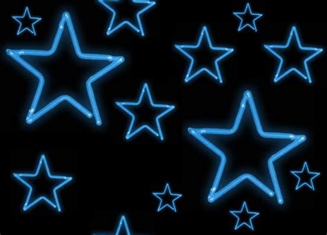 Blue Green Neon Stars Free Images At Vector