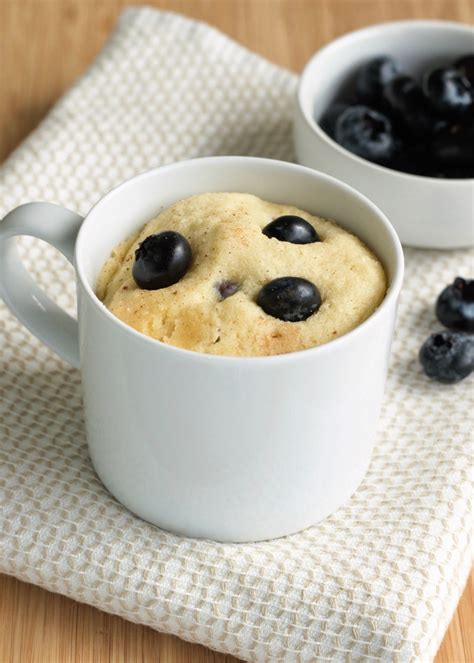 Keto Blueberry Muffin Recipe That You Can Make Right Inside A Mug