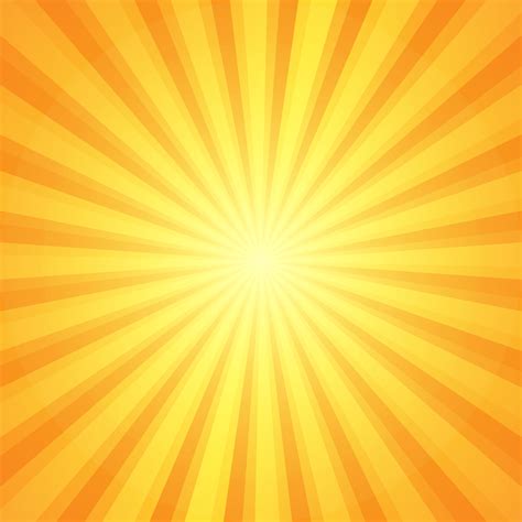 Abstract Orange Sun Or Sunburst Background Sunray Sunlight Sunshine
