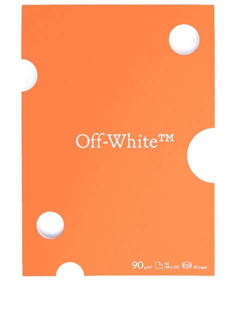 Off White Meteor Cut Out Notepad Farfetch