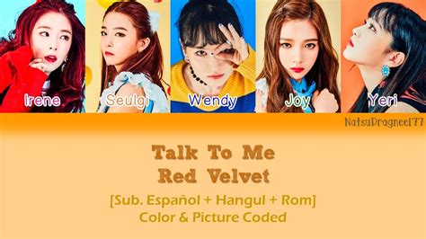 I am returning this x4. Red Velvet - Talk To Me [Sub. Español + Hangul + Rom ...