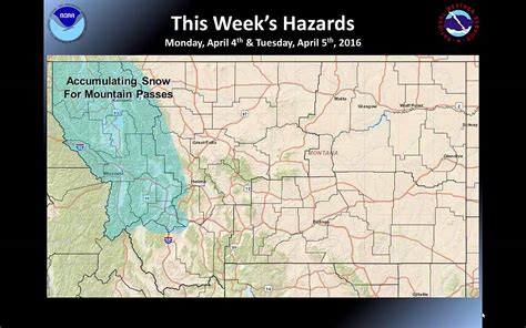 Montana Weather Hazards Briefing April 4th April 10th 2016 YouTube