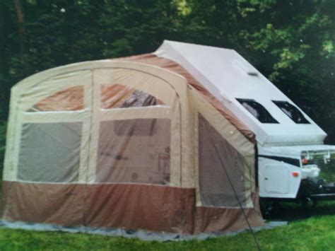 Awning Screen Room On A Forest River A Frame Folding Camp Trailer Camping World Camping Life