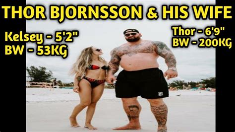 Hafthor Bjornsson And His Wife Youtube