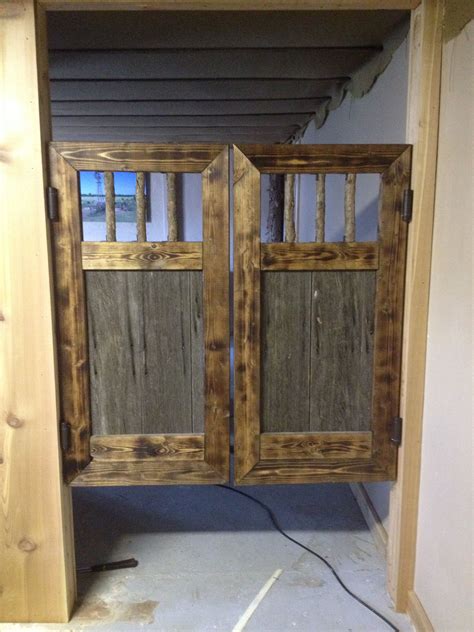 Check spelling or type a new query. Rustic re-claimed barn wood saloon doors. | Rustic doors, Cafe door, Rustic bathrooms