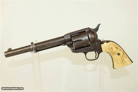 Black Powder Frame Colt Saa Peacemaker In 45 For Sale