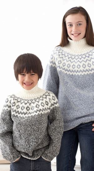 Patterns preceded by an asterisk (*) are in pdf format. Kid's Classic Fair Isle Sweater | AllFreeKnitting.com