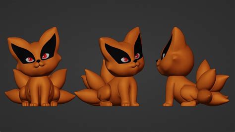 Kurama Chibi 3d Model 3d Printable Cgtrader