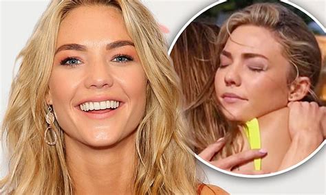 Home And Away Star Sam Frost Points Out A Mysterious Black Eye On The Show Daily Mail Online