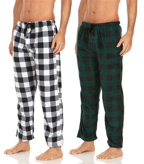 Mens Microfleece Pajama Pantslounge Wear With Pockets