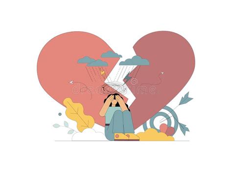 Break Up Broken Broken Heart Heart Heartbreak Icon Stock Vector Illustration Of Love
