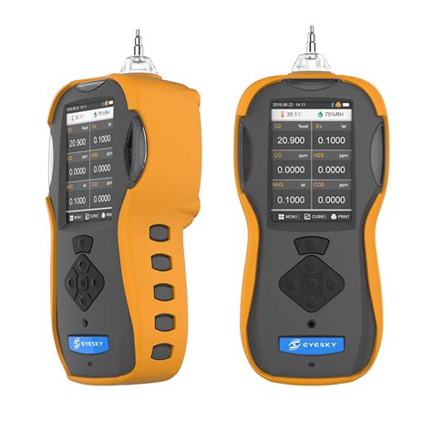 Pid, lel (filtered), oxygen (o2), and carbon monoxide (co) and hydrogen sulphide (h2s). Handheld Pump 6 In 1 Multi Gas Leak Detector CE For ...