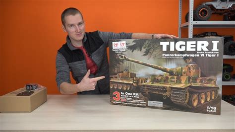 Собери сам танк своей мечты Ру танк Taigen German Tiger I Kit