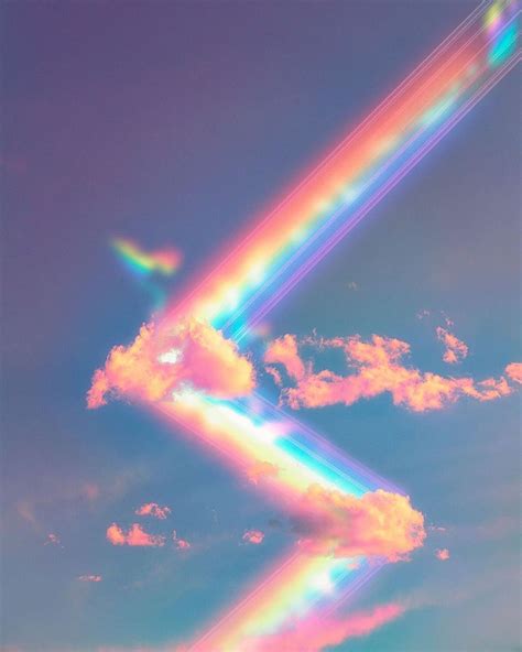 Chase The Rainbow 🌈⁠ ⁠ Credit Cnikarts⁠ Rainbow Wallpaper Rainbow