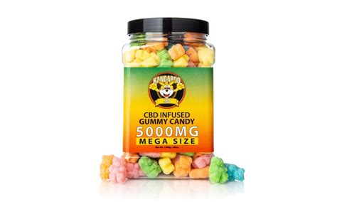 Kangaroo Cbd Organic Sour Gummy Bears 250mg5000mg Groupon