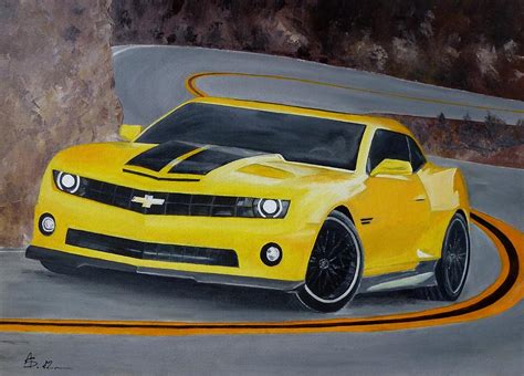 Chevy Camaro Hennessey Painting By Amas Art