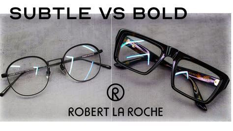 Glasses Thin Or Thick Which Look Is Right For You Feat Robert La Roche Youtube
