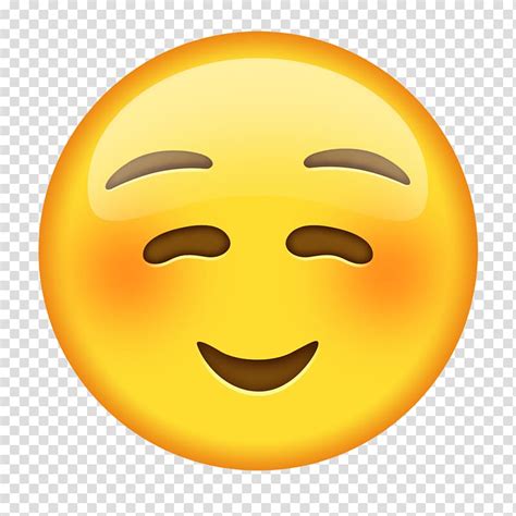 Free Download Yellow Smiling Emoji Illustration Emoji Emoticon Blushing Smiley Text Messaging