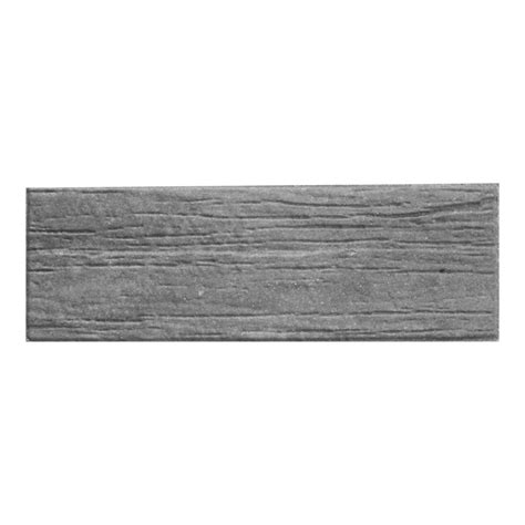 Basalite Wood Plank 6 In X 18 In Aspen Gray Concrete Paver 100071077