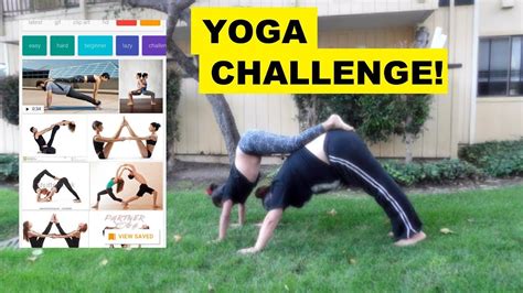 Mother Daughter Yoga Challenge Youtube