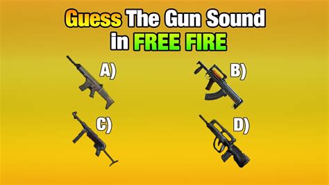 Fsc test (california gun test quiz) free online: GUESS THE GUN SOUND CHALLENGE | GARENA FREE FIRE | FREE ...