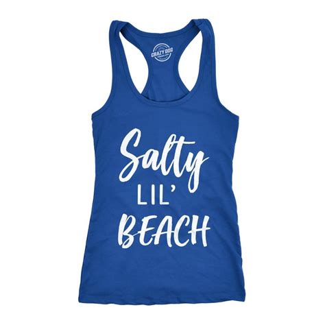 womens tank salty lil beach shirt cute summer vacation tanktop in 2022 beach tanks tops beach
