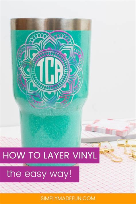 How To Layer Vinyl Decals With A Silhouette Cameo Silhouette Cameo