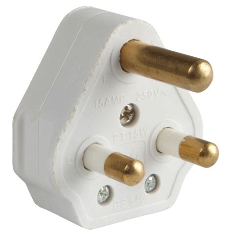 All's well but the charger supplied is a european 2 pin plug (obviously). B&Q 15A 3 Pin Plug | Departments | DIY at B&Q