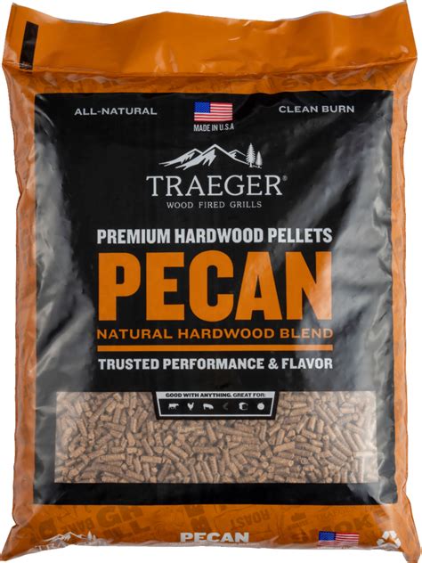 Traeger Grills Premium Hardwood Pellets Pecan Brown Pel314 Best Buy