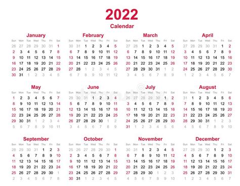 Calendars maps graph paper targets. 2022 Printable Calendar Yearly Templates - PDF, Word, Excel