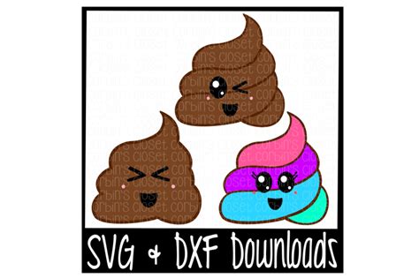 Poop Emoji Svg Poop Svg Poop Outline Svg Dxf Eps Png Etsy Finland