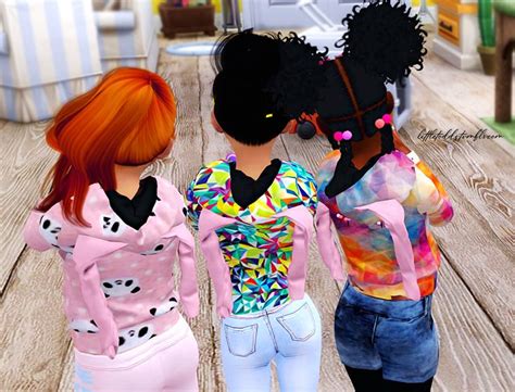 The Sims 4 Kids Lookbook — Bunny Coat Simtographies Link Shorts