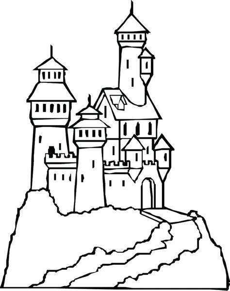 Hogwarts Castle Coloring Page At Getdrawings Free Download