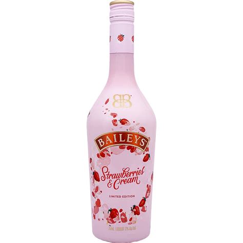 Bailey S Irish Cream Strawberries And Cream Liqueur 750ml Bottle Gotoliquorstore