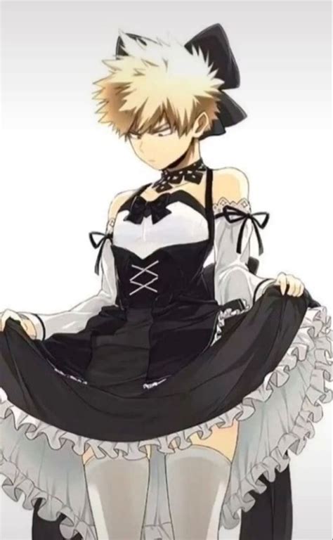 Bakugou In A Maid Outfit 👀 Anime Boys Cute Anime Guys Otaku Anime