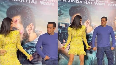 Video Salman Khan Katrina Kaif Dance To Leke Prabhu Ka Naam At Tiger 3 Meet India Today