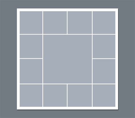So just look for that microsoft word logo which isn't a. Picture Collage Template For Photoshop | Photo collage ...