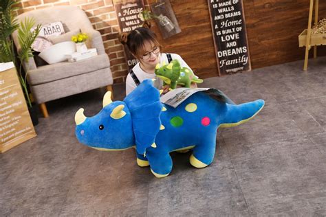 Triceratops Dinosaur Giant Stuffed Animals Plush Toy Goods Shopi