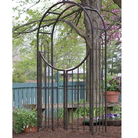(2) total ratings 2, $169.90 new. Metal Garden Arch Way Gate Rustic Steel Bronze Anti Rust ...