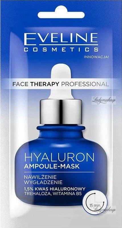 Eveline Cosmetics Face Therapy Professional Hyaluron Ampoule Mask Nawilżająca Maseczka Do