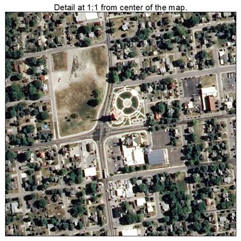 Aerial Photography Map Of Berne In Indiana