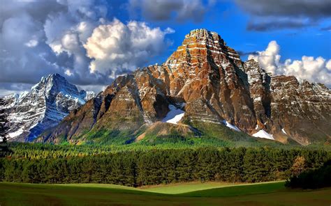 1920x1080 Resolution Brown Rocky Mountain Landscape Mountains