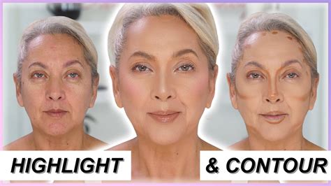 Highlight And Contour On Mature Skin Brittanybearmakeup Youtube