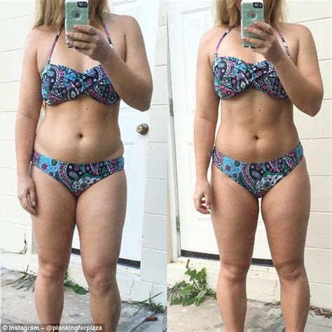 Instagram Stars Post Revealing Before And After Pictures Daily Mail Online