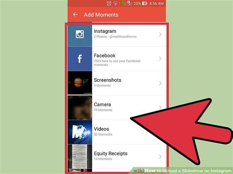 A simple and fast slideshow template arrows, drags and slide navigation. How to Upload a Slideshow on Instagram (with Pictures ...