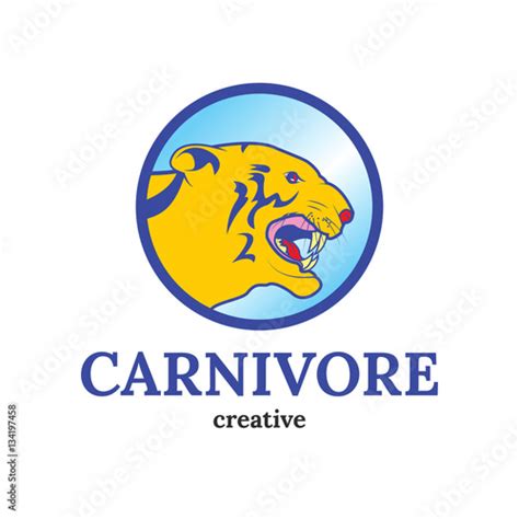 Vettoriale Stock Carnivore Logo Template Adobe Stock