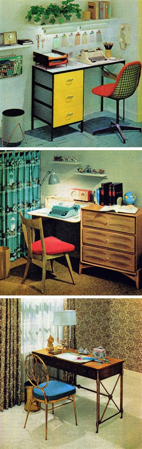 Home Office Designs From Womans Home Companion Magazine January